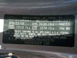 2008 HYUNDAI ACCENT
