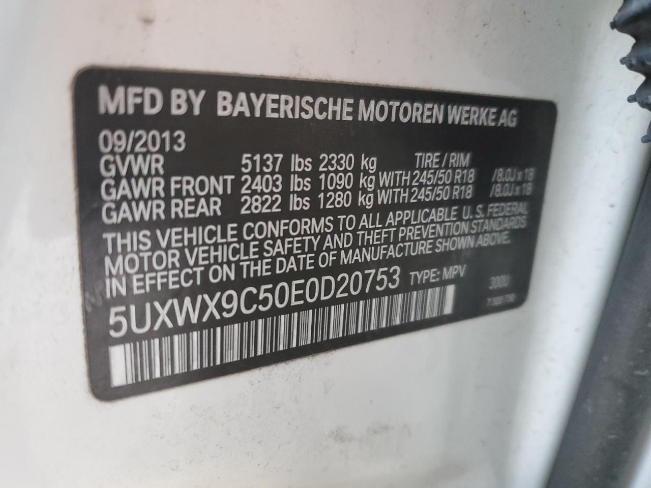 2014 BMW X3