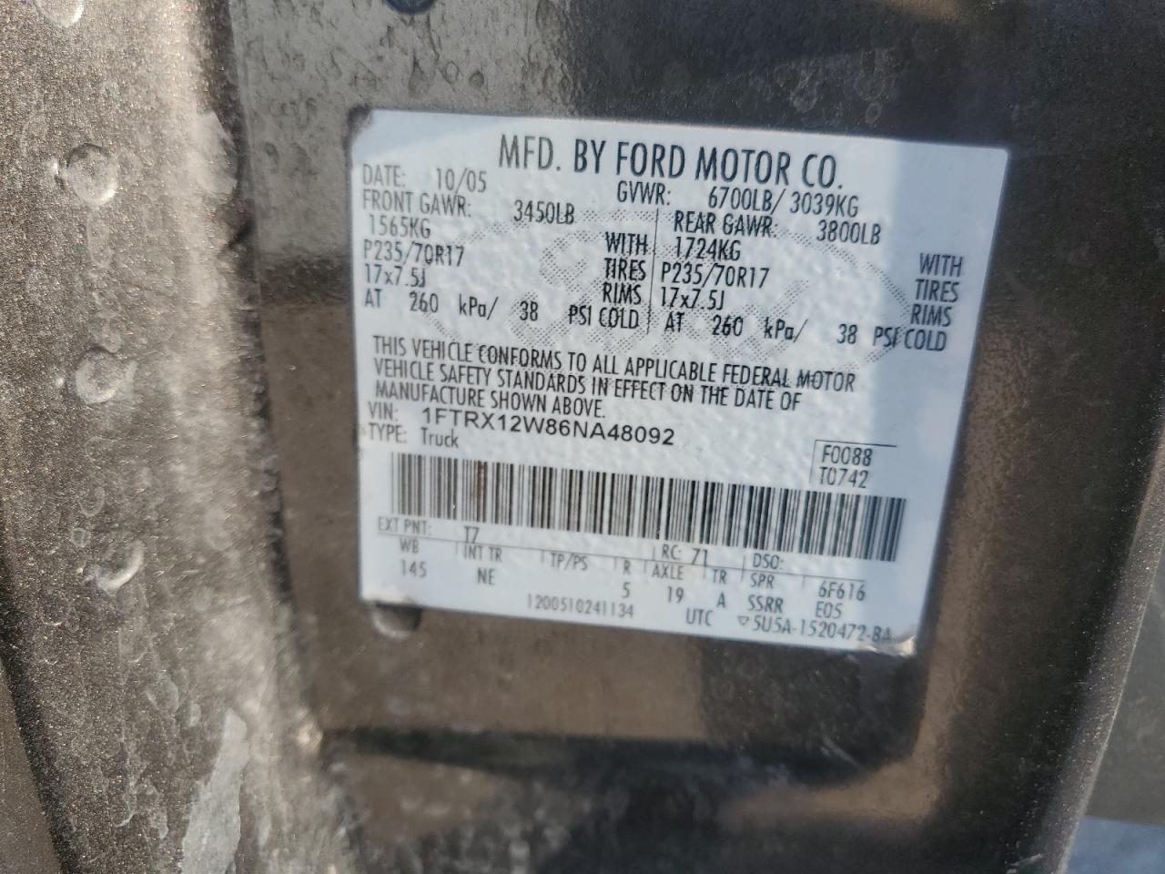 2006 FORD F-150