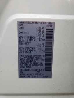2014 NISSAN PATHFINDER