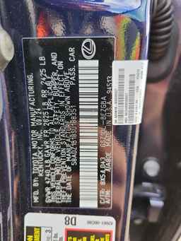 2025 LEXUS Es