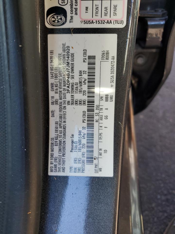 2018 FORD Fiesta