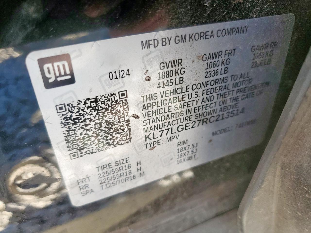 2024 CHEVROLET TRAX