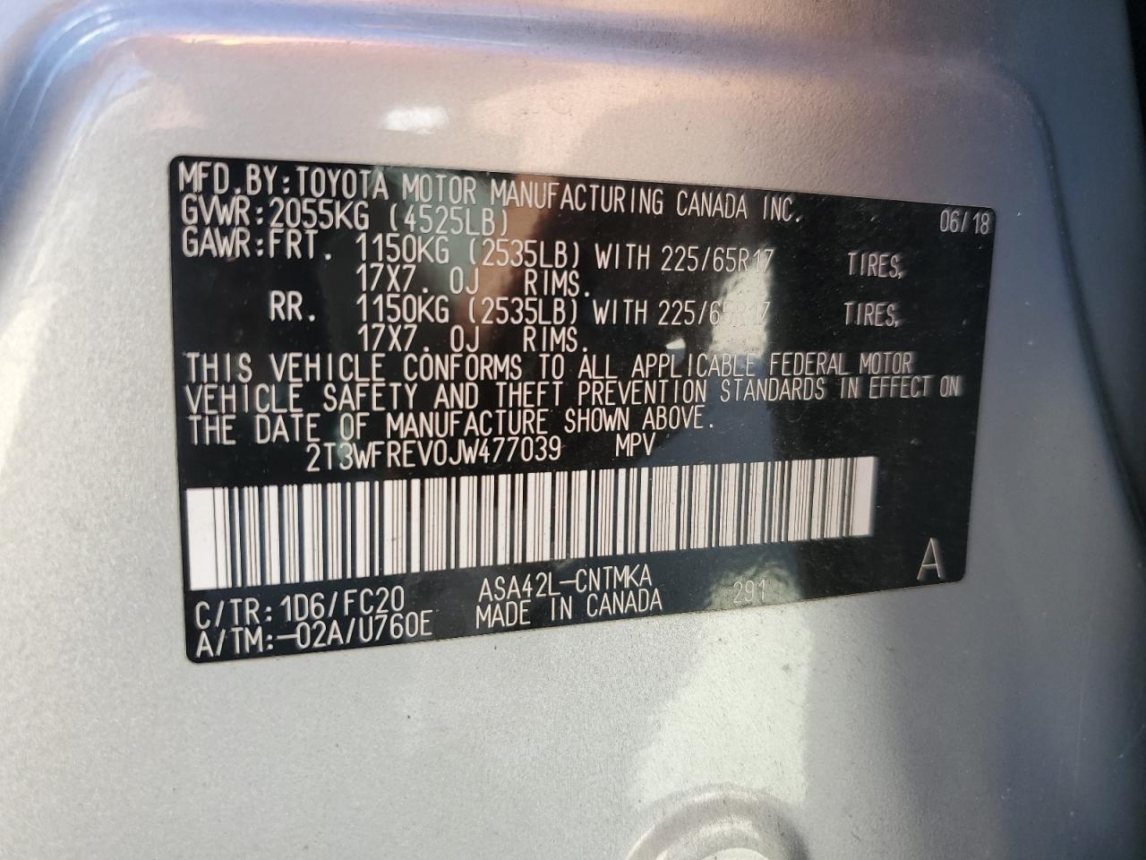 2018 TOYOTA RAV4