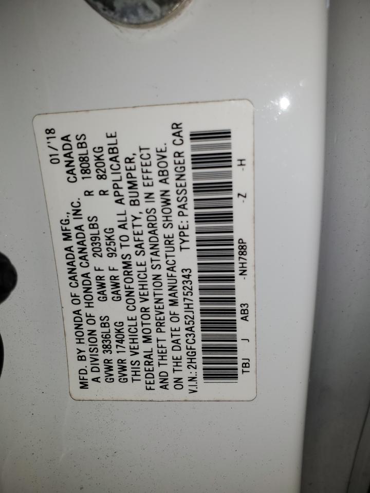 2018 HONDA CIVIC