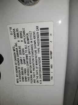2018 HONDA CIVIC
