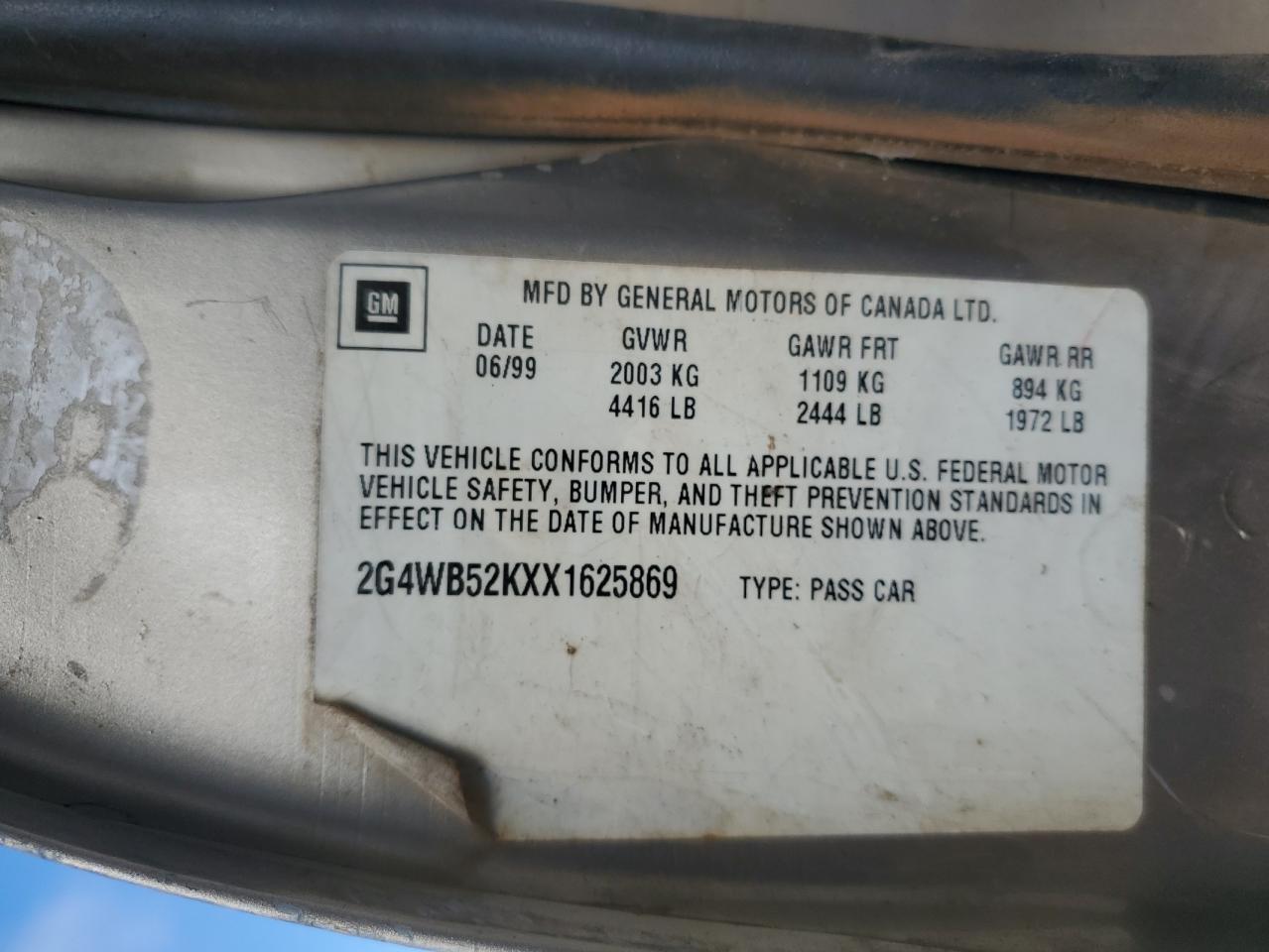 1999 BUICK Regal