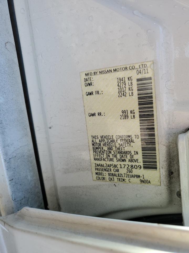 2011 NISSAN ALTIMA