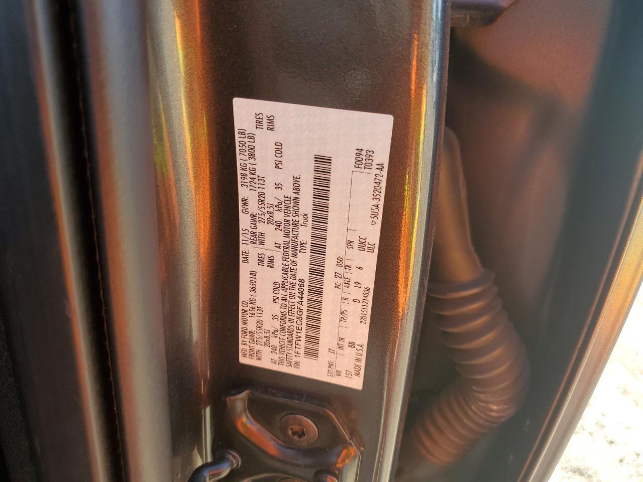 2016 FORD F-150