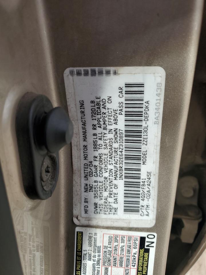 2004 TOYOTA COROLLA