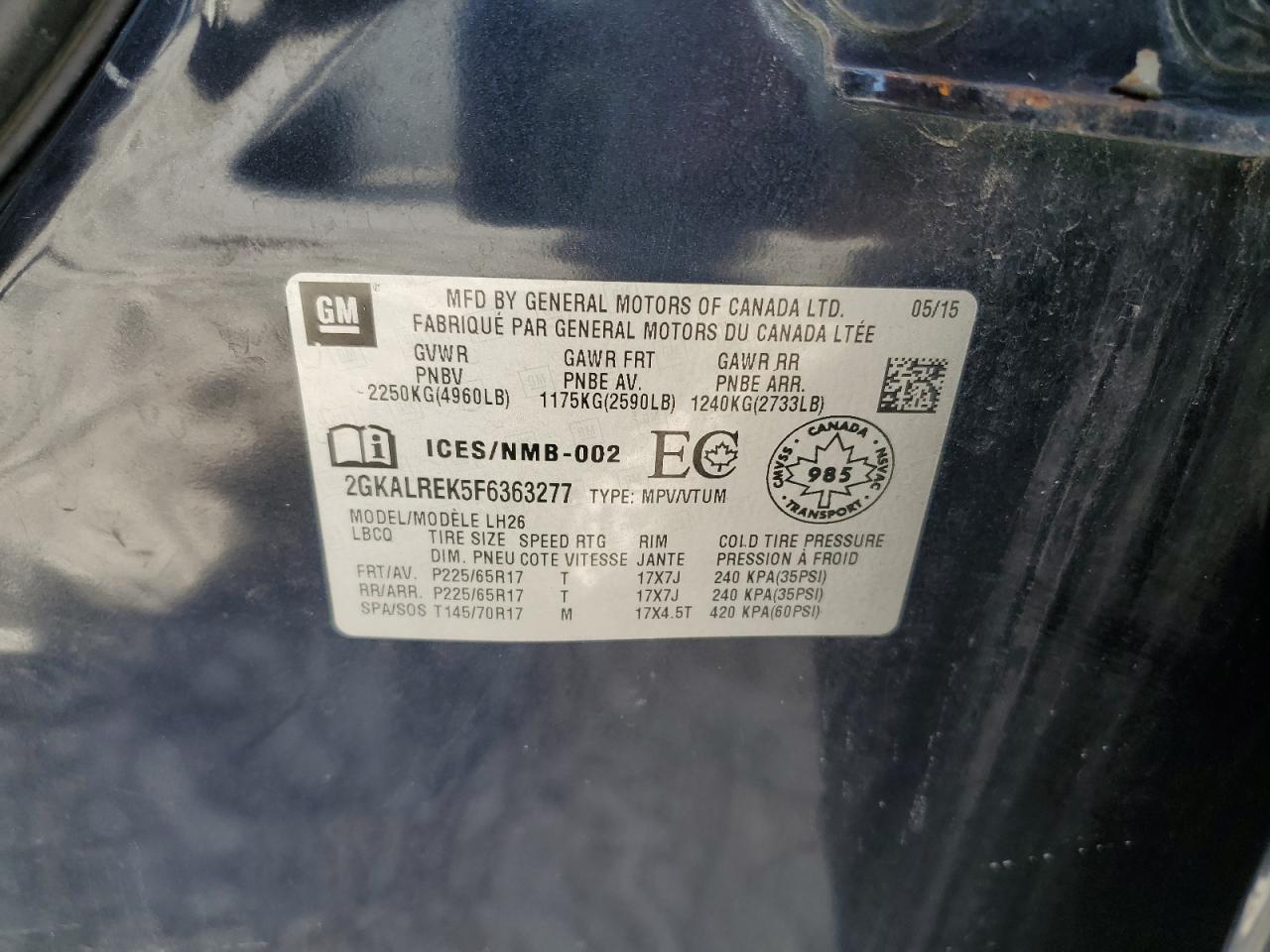 2015 GMC Terrain