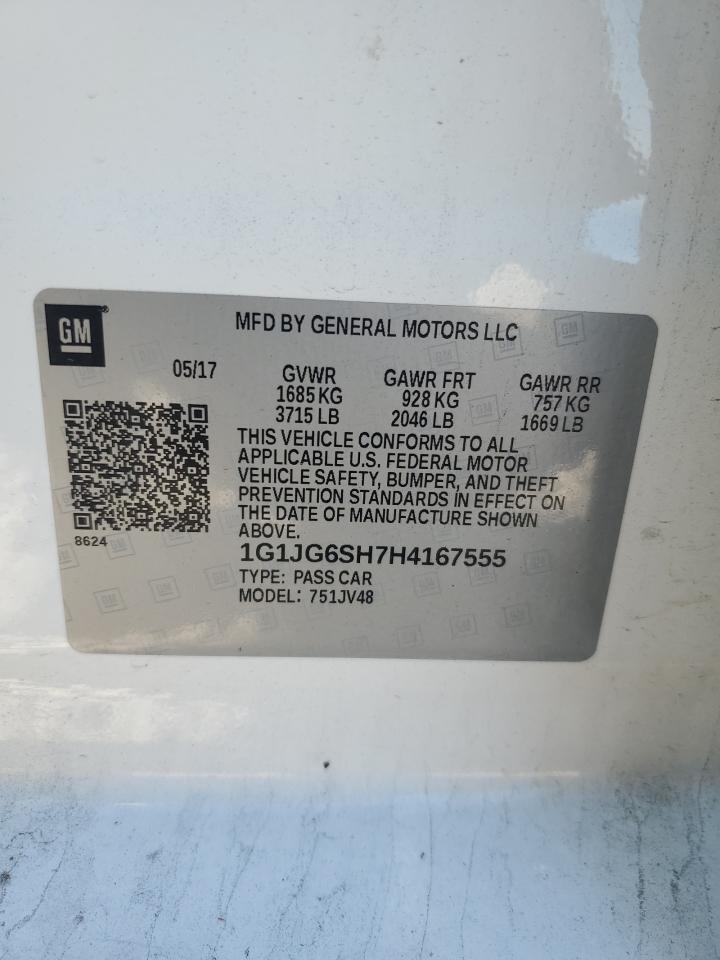 2017 CHEVROLET SONIC