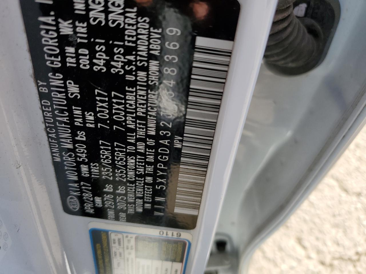 2018 KIA SORENTO
