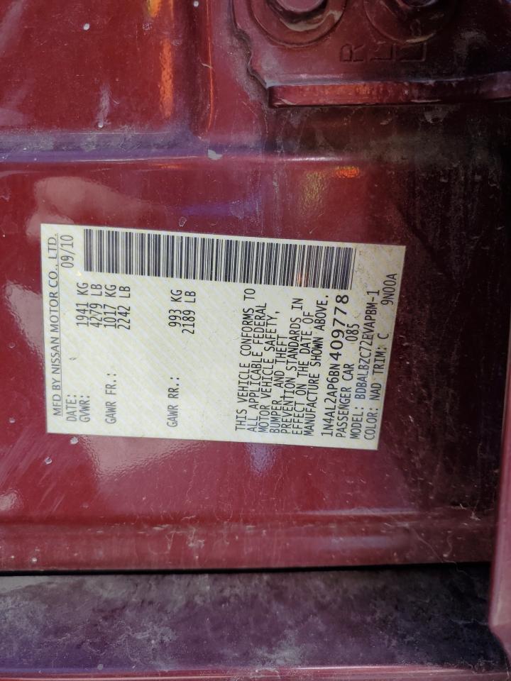 2011 NISSAN ALTIMA