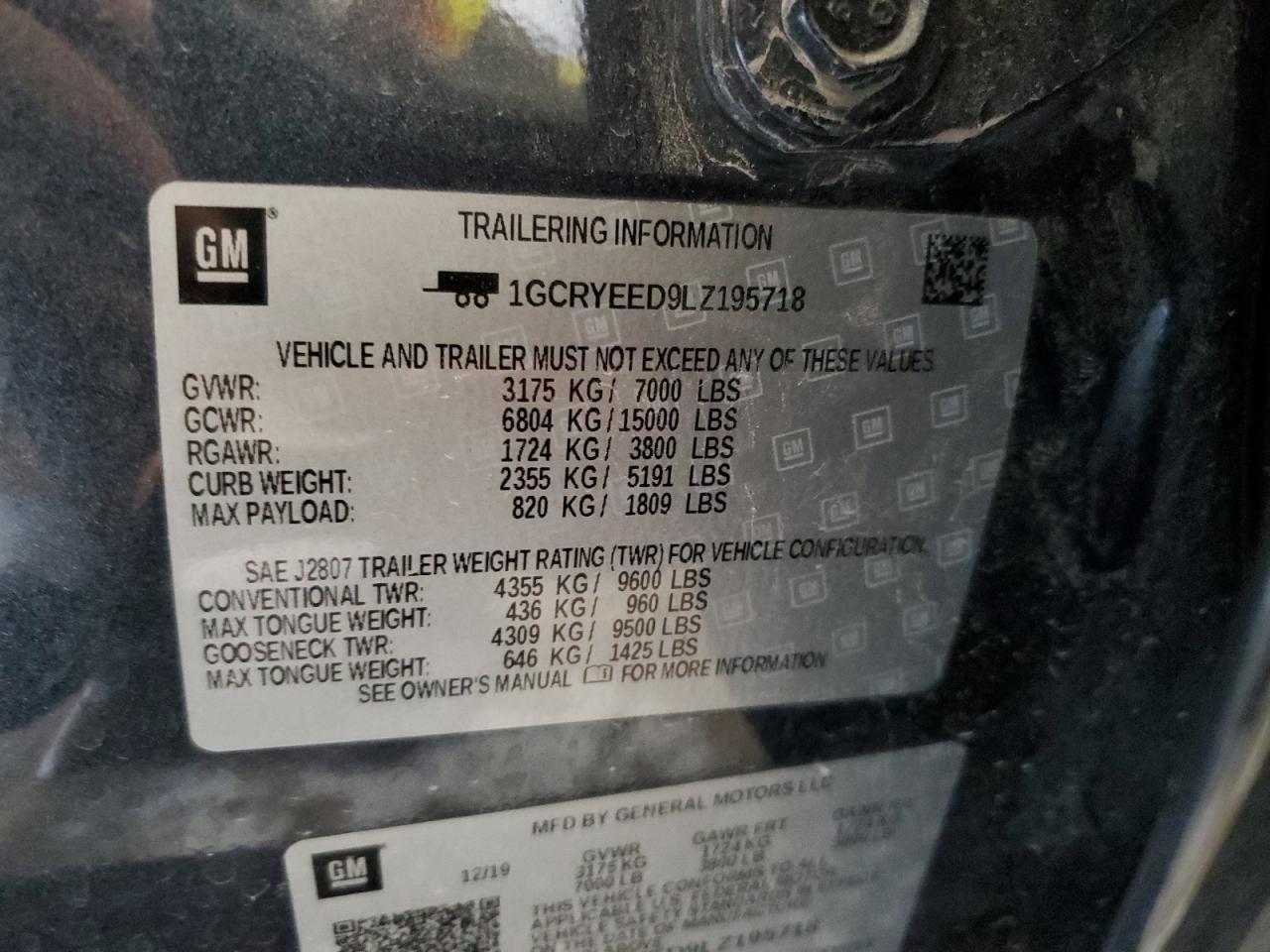 2020 CHEVROLET Silverado