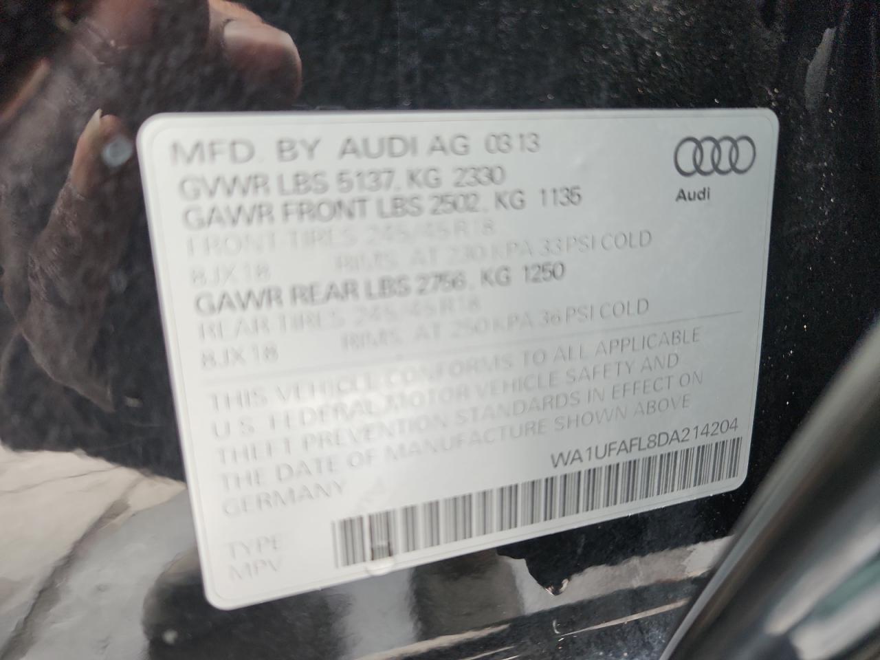 2013 AUDI A4 allroad