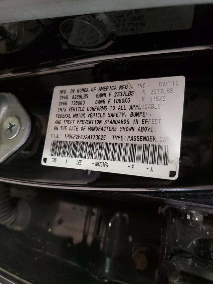 2010 HONDA ACCORD
