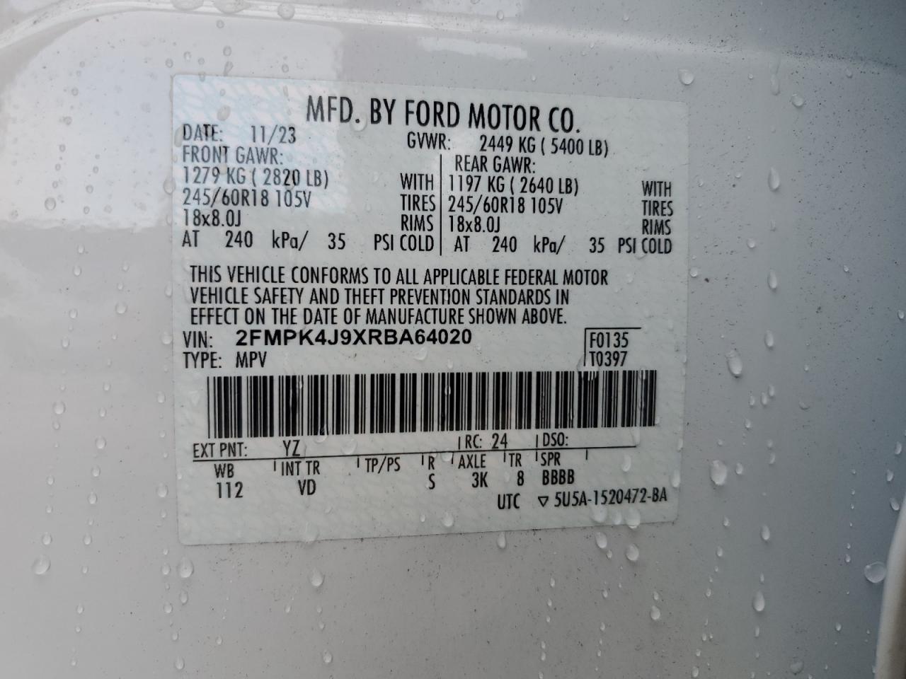 2024 FORD EDGE