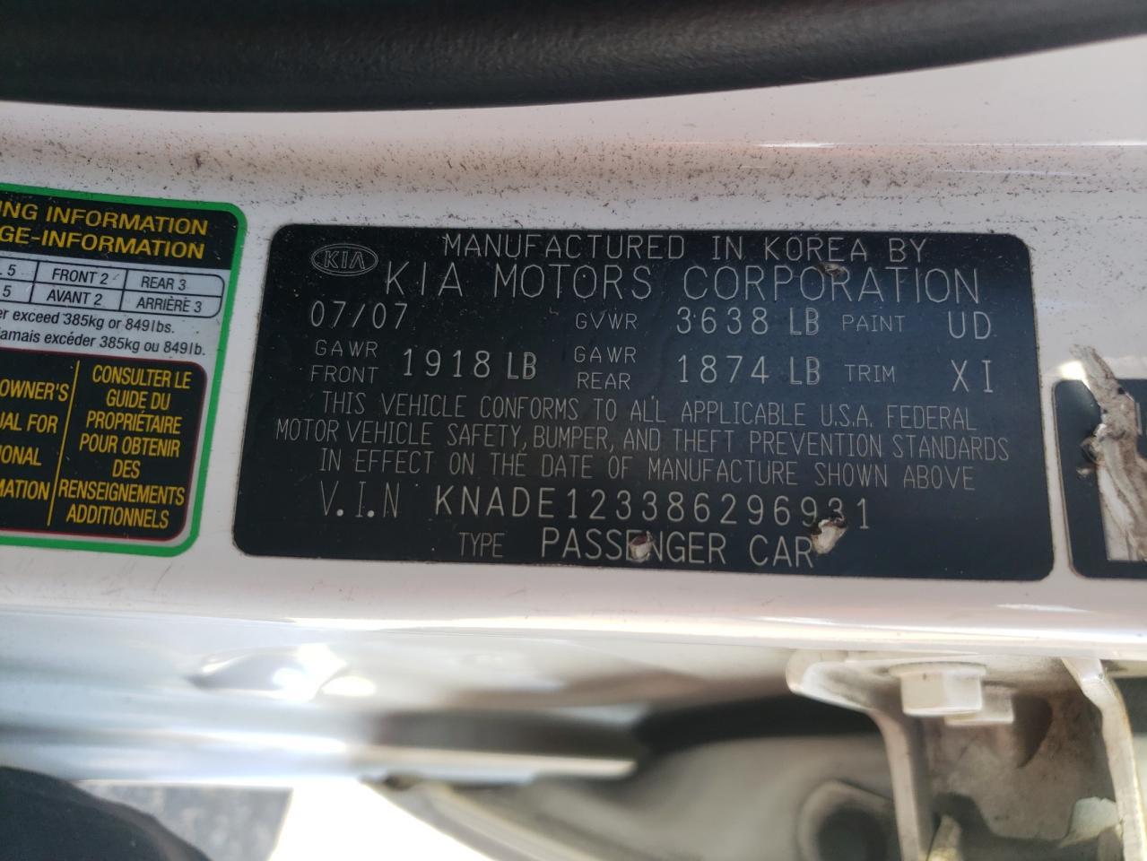 2008 KIA RIO