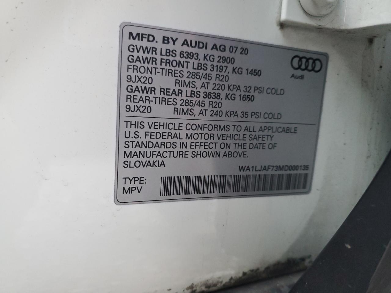 2021 AUDI Q7