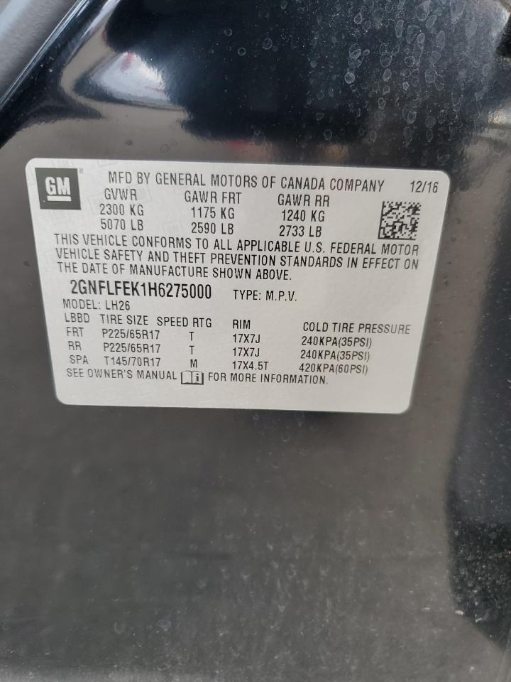 2017 CHEVROLET EQUINOX