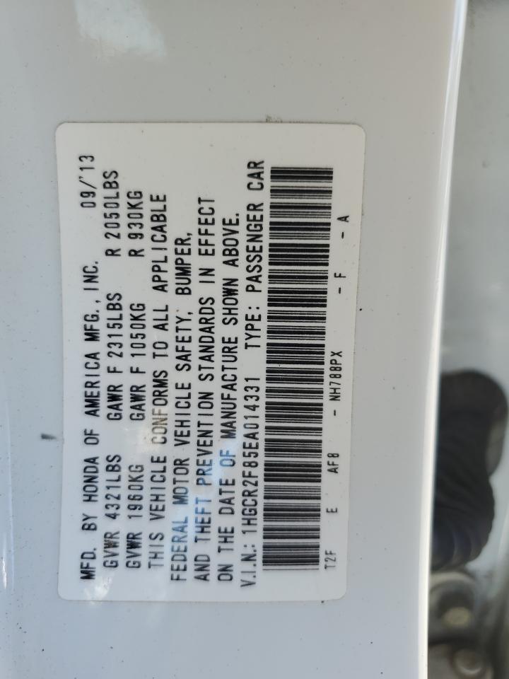 2014 HONDA ACCORD