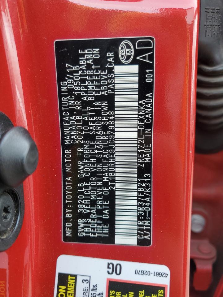 2018 TOYOTA COROLLA