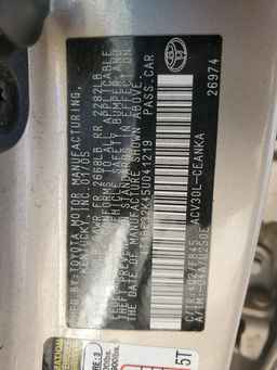 2005 TOYOTA CAMRY