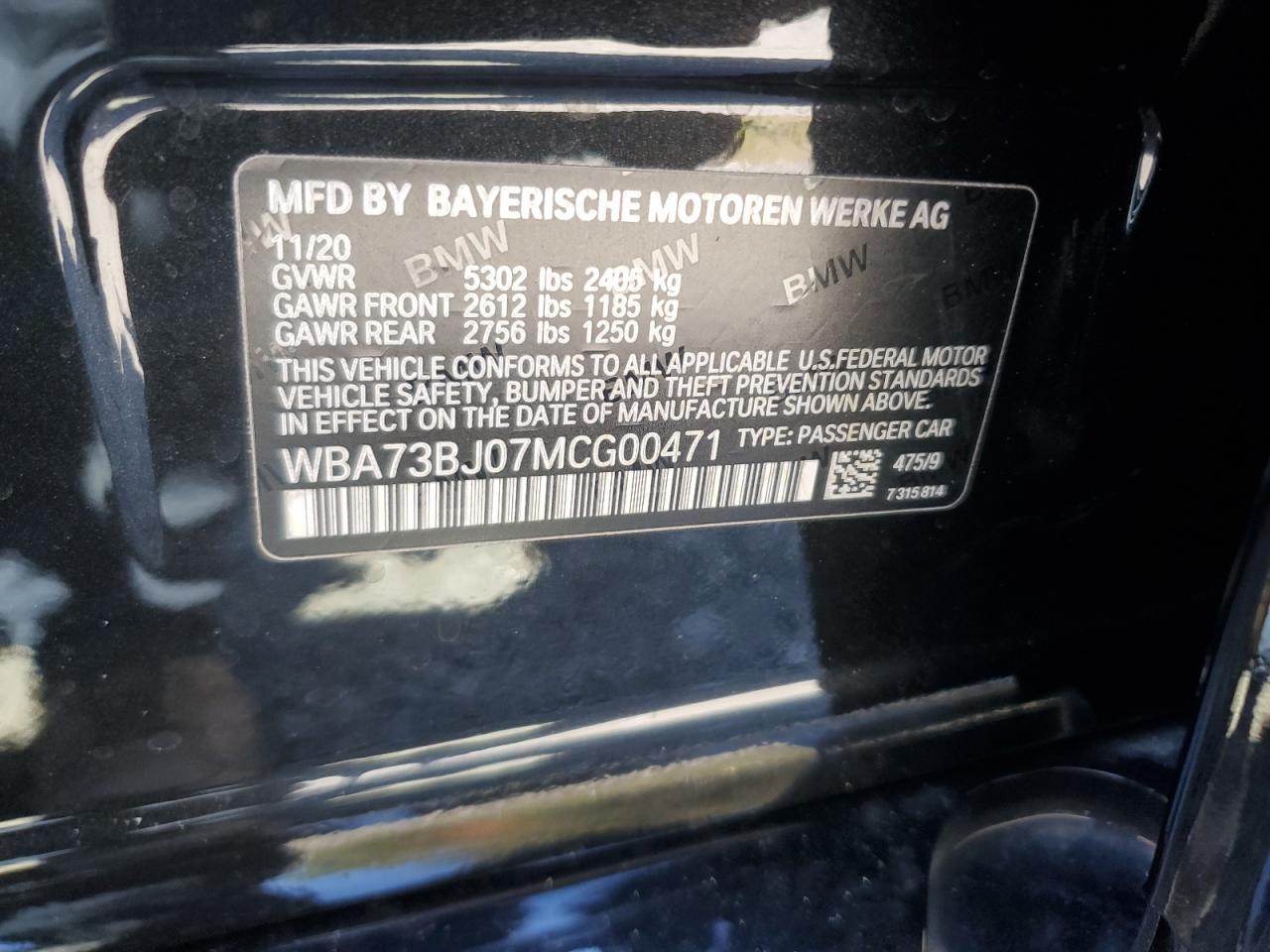 2021 BMW 5 series