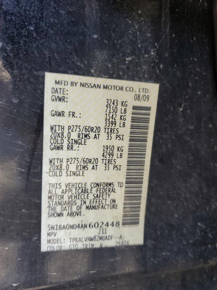 2010 NISSAN Armada