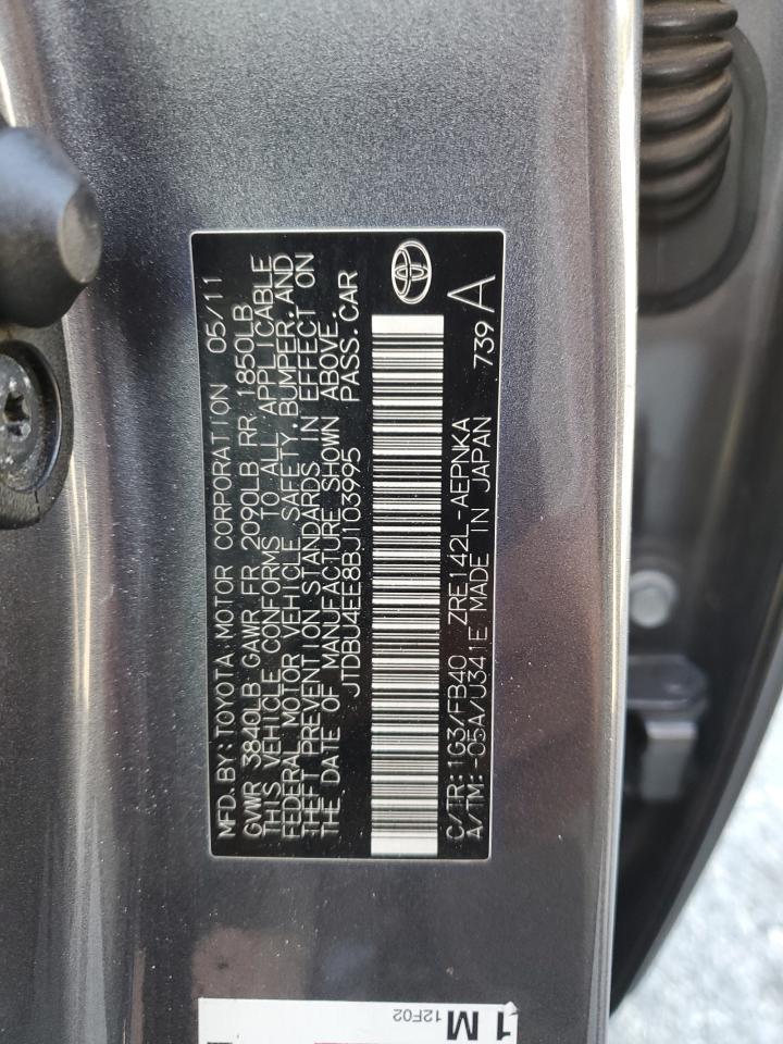 2011 TOYOTA COROLLA