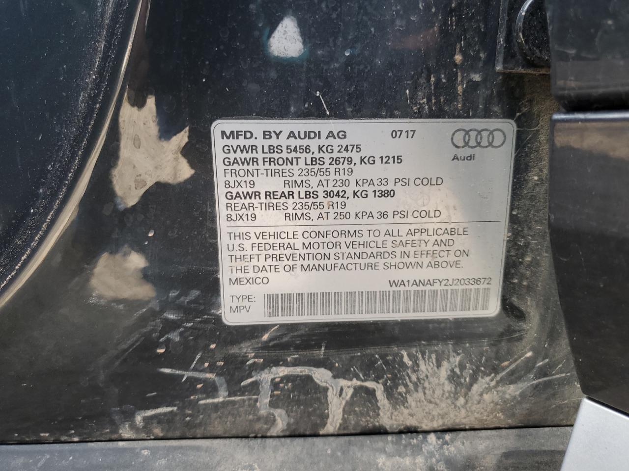 2018 AUDI Q5
