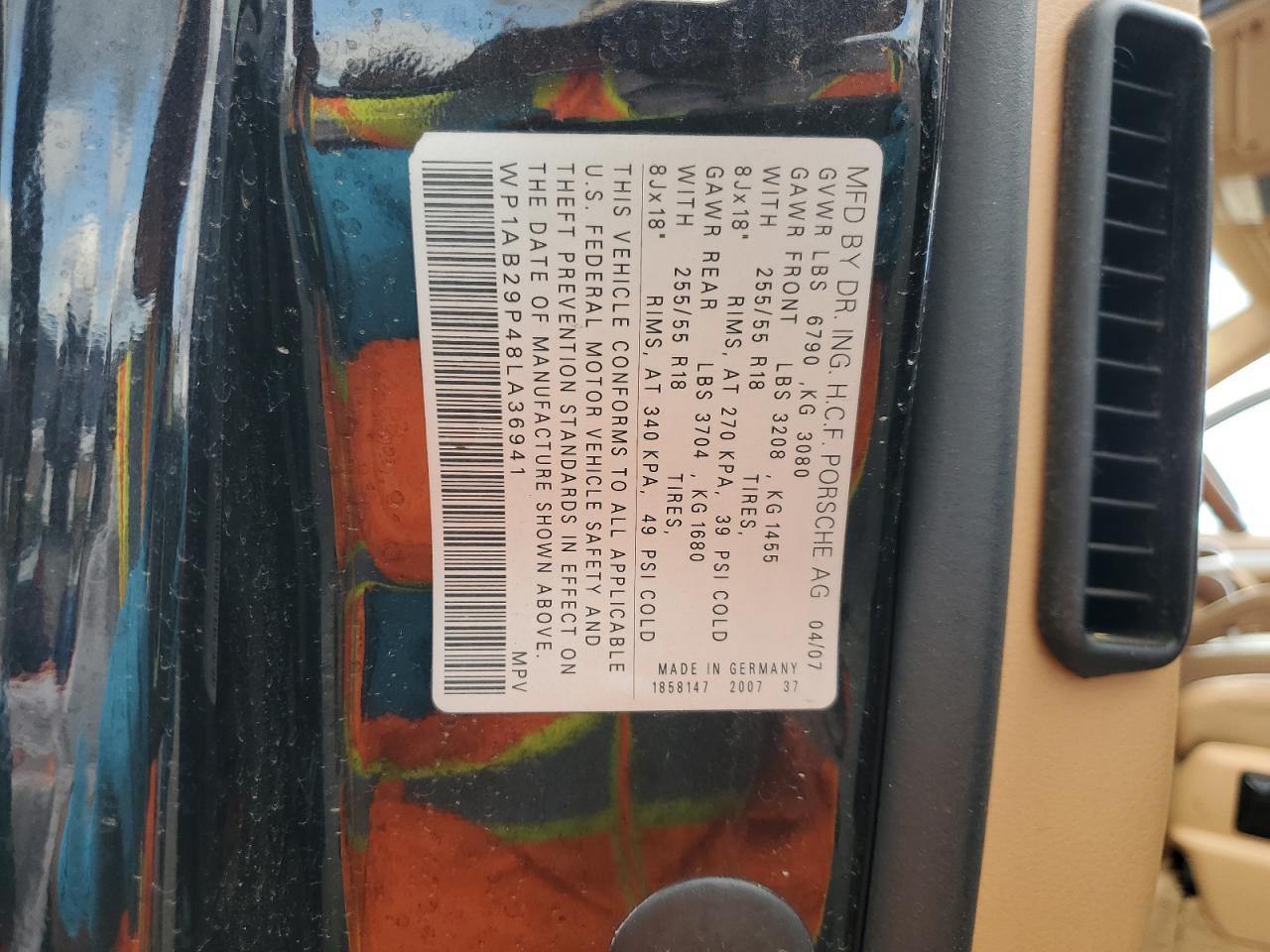 2008 PORSCHE CAYENNE