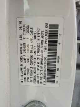 2009 ACURA TSX
