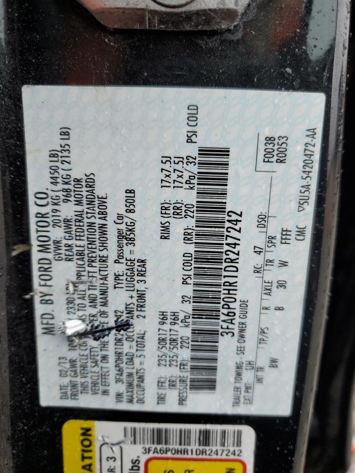 2013 FORD FUSION