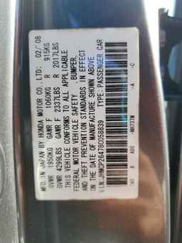 2008 HONDA ACCORD