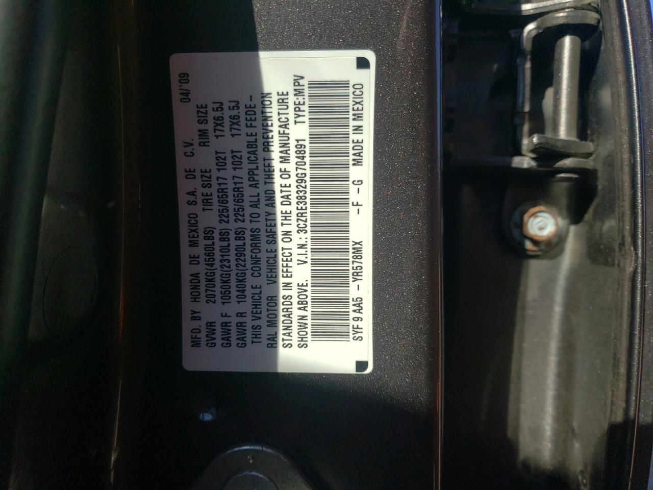 2009 HONDA CR-V