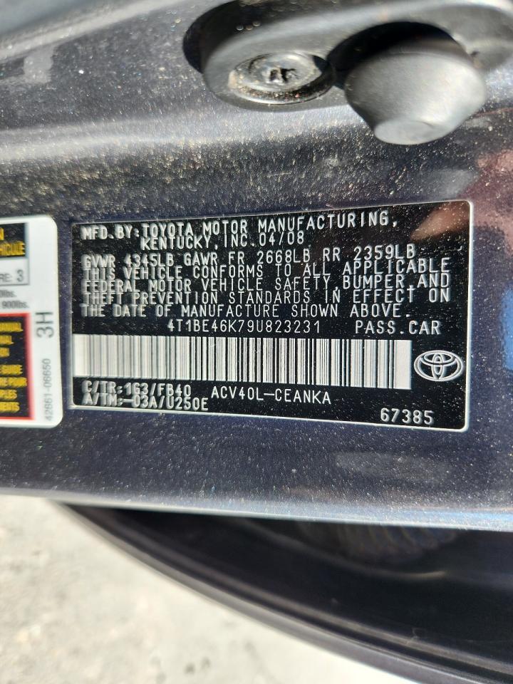 2009 TOYOTA CAMRY