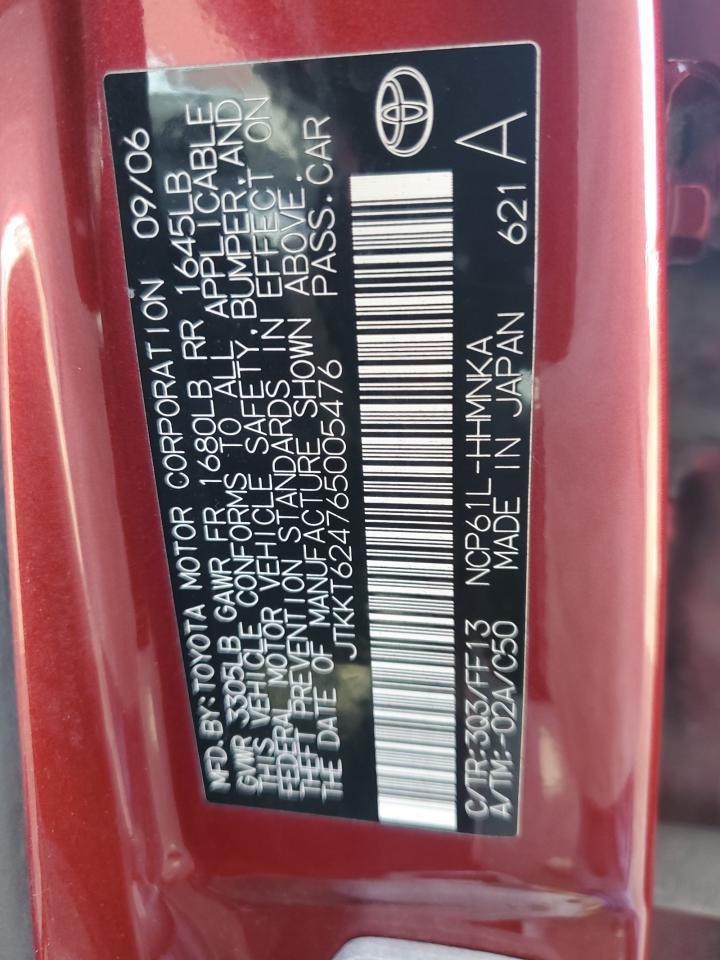 2006 TOYOTA SCION