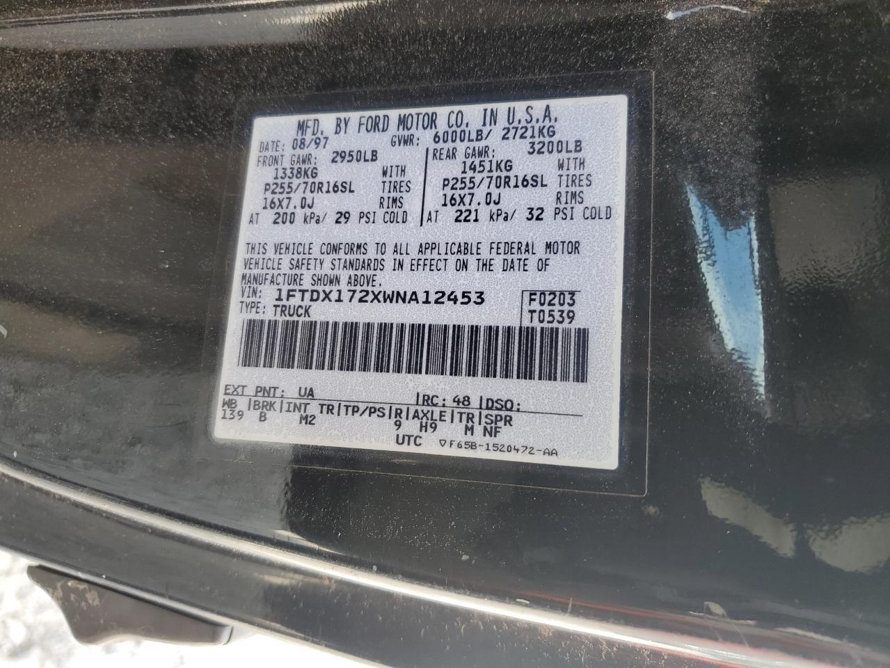 1998 FORD F-150