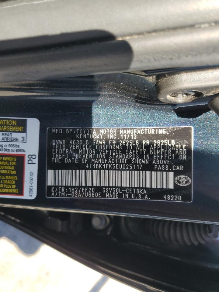 2014 TOYOTA CAMRY
