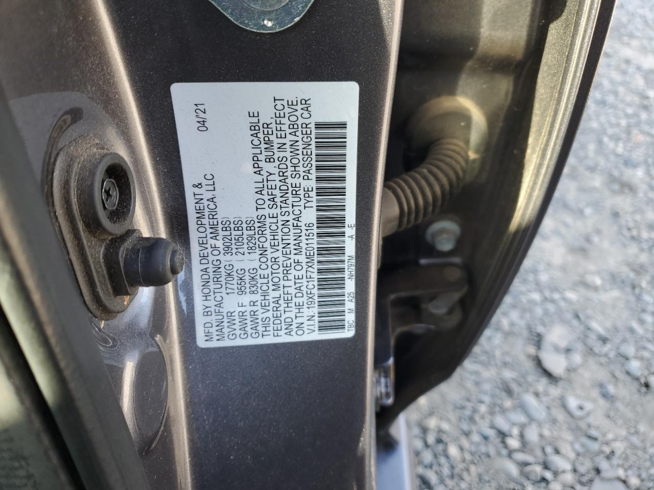 2021 HONDA CIVIC