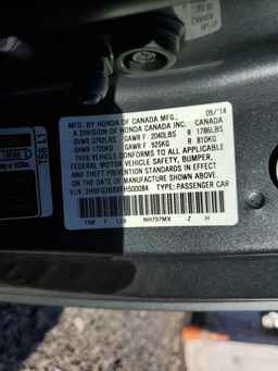 2015 HONDA CIVIC