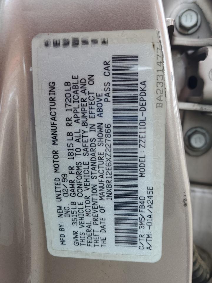 1999 TOYOTA COROLLA
