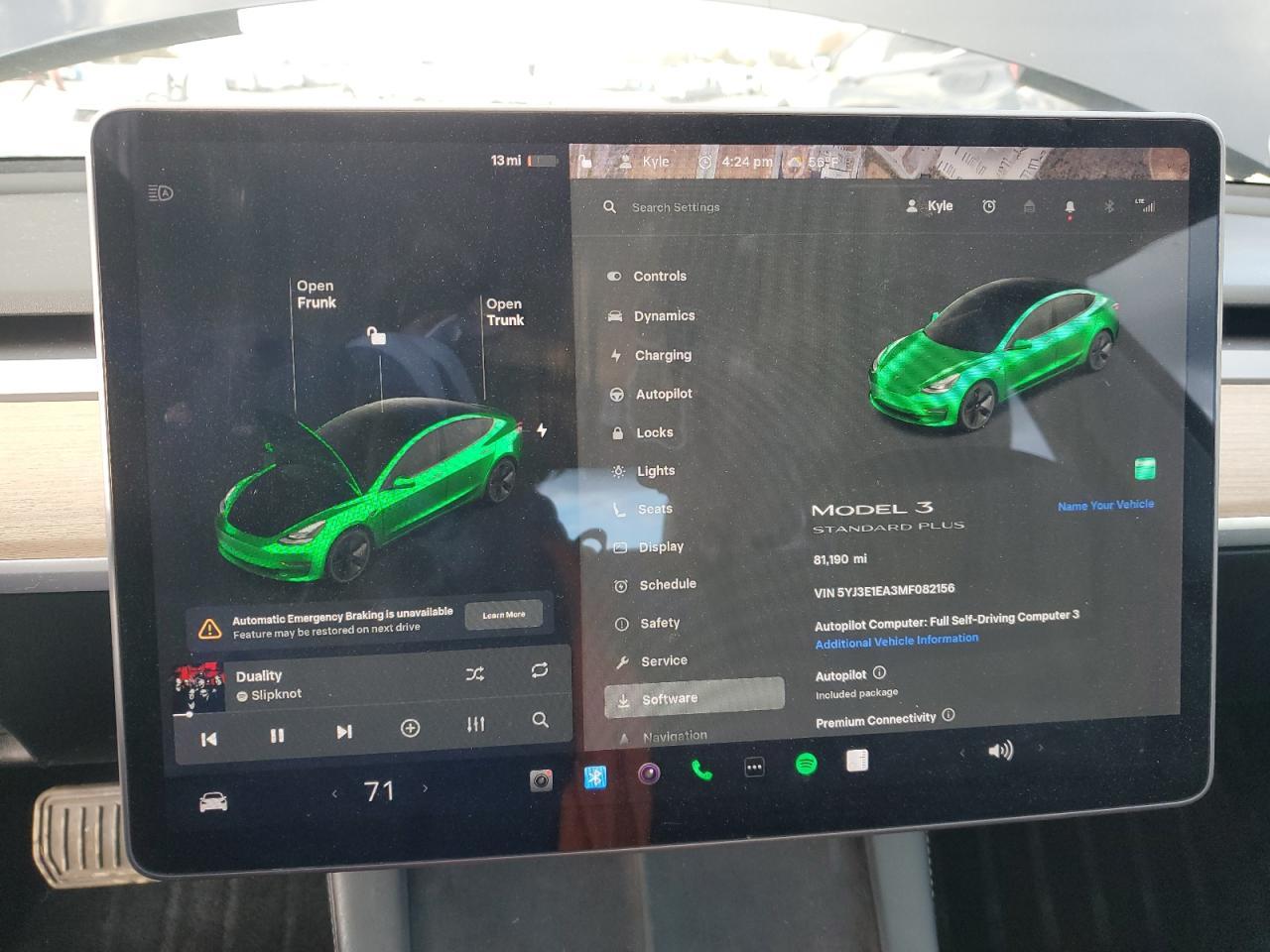 2021 TESLA MODEL 3