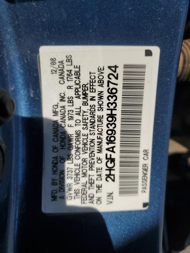 2009 HONDA CIVIC