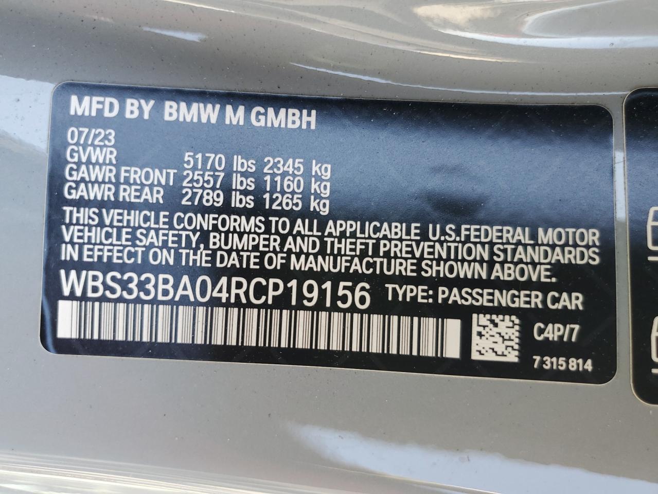 2024 BMW M4