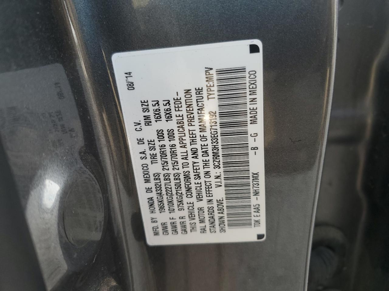 2014 HONDA CR-V