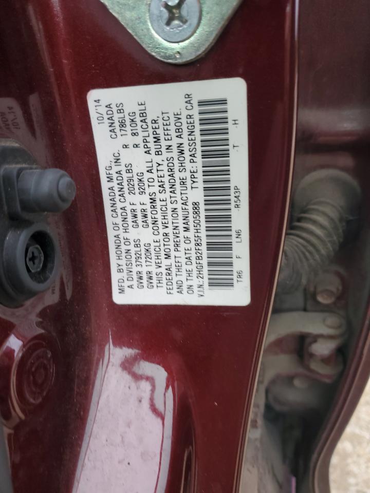 2015 HONDA CIVIC
