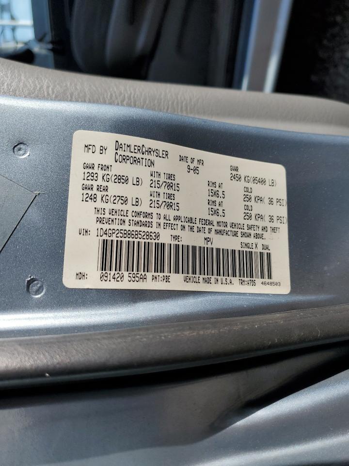 2006 DODGE CARAVAN